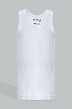 Load image into Gallery viewer, White Solid Vest (Pack of 3)
