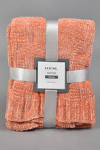 Load image into Gallery viewer, Coral Knitted Throw
