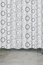 Load image into Gallery viewer, White Circle Print Shower Curtain
