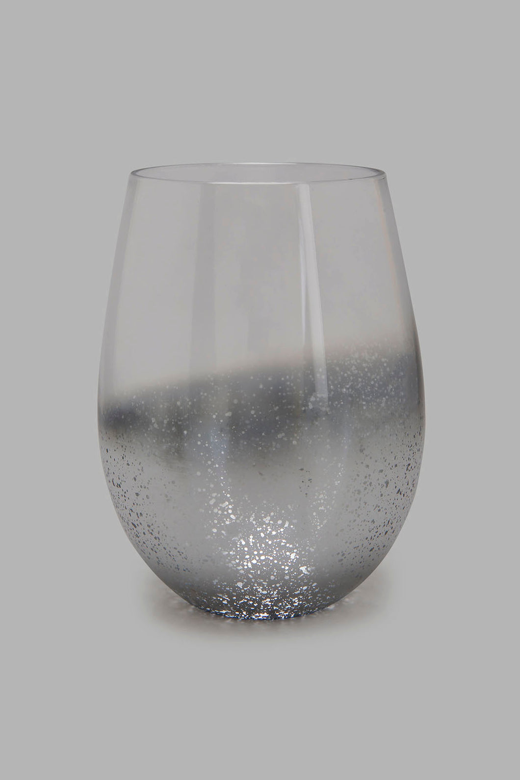 Redtag-Clear/Silver-Glass-Tumbler-Glasses-Home-Dining-