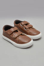 Load image into Gallery viewer, Brown Velcro Sneaker
