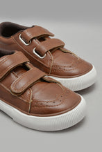 Load image into Gallery viewer, Brown Velcro Sneaker
