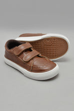 Load image into Gallery viewer, Brown Velcro Sneaker
