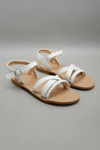 Load image into Gallery viewer, White Strappy Sandal
