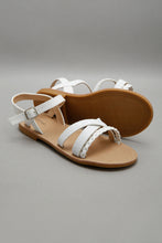 Load image into Gallery viewer, White Strappy Sandal

