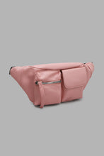 Load image into Gallery viewer, Redtag-Pink--With-Multi-Pocket-Bumbag-Colour:Pale-Pink,-Filter:Women&#39;s-Accessories,-New-In,-New-In-Women-ACC,-Non-Sale,-W21B,-Women-Handbags-Women-
