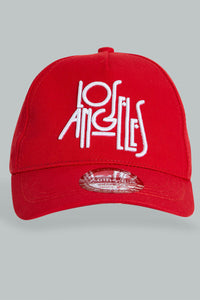 Redtag-Red-Embroidered-Cap-Caps-Boys-Check PD