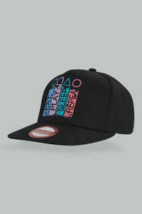 Redtag-Black-Cap-Caps-Boys-Check PD