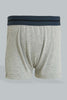 Navy/Grey/White Boxer Short (Pack of 3)