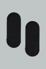 Load image into Gallery viewer, Ankle Length Black Invisible Socks (Pack Of 2)
