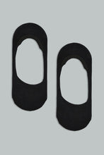 Load image into Gallery viewer, Ankle Length Black Invisible Socks (Pack Of 2)
