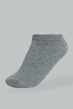 Load image into Gallery viewer, Redtag-Bsr-Ankle-Length-Socks-(White/Black/Grey-Mel)-365,-BSR-Socks,-Colour:Assorted,-Filter:Senior-Boys-(9-to-14-Yrs),-IMP,-New-In,-New-In-BSR,-Non-Sale,-Section:Kidswear-Senior-Boys-9 to 14 Years
