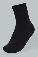 Load image into Gallery viewer, Redtag-Bsr-Crew-Length-Socks-365,-BSR-Socks,-Colour:Black,-Filter:Senior-Boys-(9-to-14-Yrs),-IMP,-New-In,-New-In-BSR,-Non-Sale,-Section:Kidswear-Senior-Boys-
