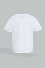 Load image into Gallery viewer, White Flower Embellished T-Shirt
