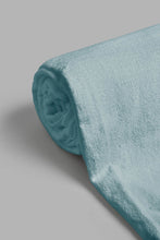 Load image into Gallery viewer, Redtag-Teal-Chenille-Throw-With-Beaded-Fringe-BED-HOME-SPUN-3,-Colour:Teal,-Filter:Home-Bedroom,-HMW-BED-Throws,-New-In,-New-In-HMW-BED,-Non-Sale,-Section:Homewares,-W21B-Home-Bedroom-
