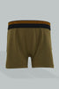 Black/Navy/Olive Boxers (Pack of 3)