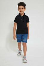 Load image into Gallery viewer, Blue Ribbed Waistband Short
