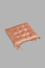 Load image into Gallery viewer, Redtag-Rust-Velvet-Chair-Pad-BED-HOME-SPUN-2,-Colour:Rust,-Filter:Home-Bedroom,-HMW-BED-Cushions,-New-In,-New-In-HMW-BED,-Non-Sale,-Section:Homewares,-W21A-Home-Bedroom-
