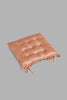 Redtag-Rust-Velvet-Chair-Pad-BED-HOME-SPUN-2,-Colour:Rust,-Filter:Home-Bedroom,-HMW-BED-Cushions,-New-In,-New-In-HMW-BED,-Non-Sale,-Section:Homewares,-W21A-Home-Bedroom-