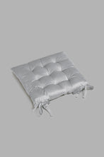 Load image into Gallery viewer, Redtag-Grey-Velvet-Chair-Pad-BED-HOME-SPUN-2,-Colour:Grey,-Filter:Home-Bedroom,-HMW-BED-Cushions,-New-In,-New-In-HMW-BED,-Non-Sale,-Section:Homewares,-W21A-Home-Bedroom-
