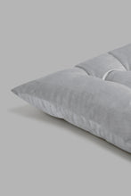 Load image into Gallery viewer, Redtag-Grey-Velvet-Chair-Pad-BED-HOME-SPUN-2,-Colour:Grey,-Filter:Home-Bedroom,-HMW-BED-Cushions,-New-In,-New-In-HMW-BED,-Non-Sale,-Section:Homewares,-W21A-Home-Bedroom-
