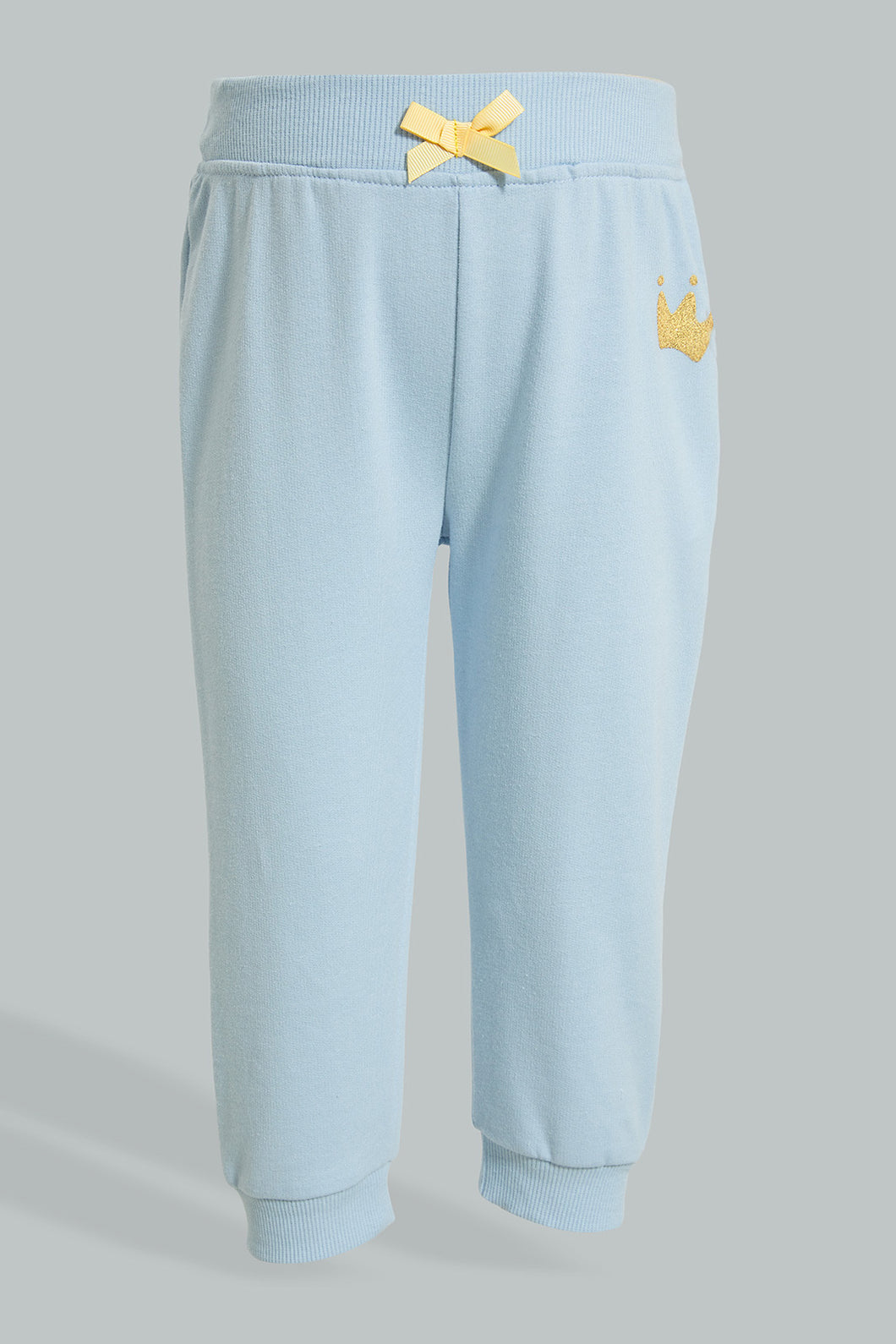 Blue Crown Printed Jogger