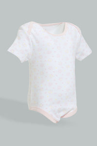 Assorted Printed Bodysuits (Pack Of 5)