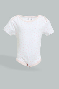 Assorted Printed Bodysuits (Pack Of 5)