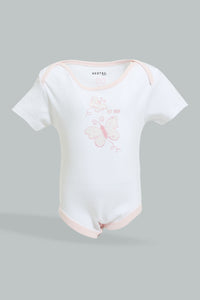Assorted Printed Bodysuits (Pack Of 5)