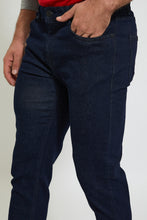 Load image into Gallery viewer, Dark Wash 5-Pockets Slim Fit Jean
