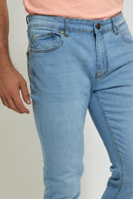 Load image into Gallery viewer, Blue 5-Pockets Slim Fit Jean
