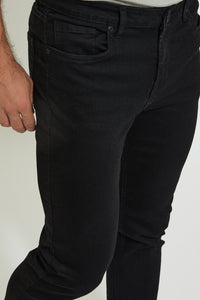 Black 5-Pockets Slim Fit Jean