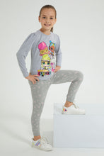 تنزيل الصورة على معرض الصور، Redtag-Assorted-2Pk-Printed-Active-Pant-Joggers-Girls-2 to 8 Years
