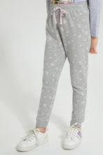 Load image into Gallery viewer, Redtag-Assorted-2Pk-Printed-Active-Pant-Joggers-Girls-2 to 8 Years
