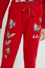 Load image into Gallery viewer, Redtag-Assorted-2Pk-Printed-Active-Pant-Joggers-Girls-2 to 8 Years
