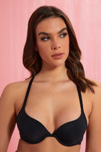 Load image into Gallery viewer, Redtag-Pale-Grey-Floral-Printed/Grey/Blush-Plain-Plunge-Bra-(3-Pack)-Plunge-Bras-Women&#39;s-
