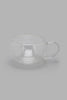 Redtag-Clear-Double-Wall-Cup-And-Saucer-Colour:Clear,-DIN-COMMON-GROUND-2,-Filter:Home-Dining,-HMW-DIN-Cup-And-Saucer,-New-In,-New-In-HMW-DIN,-Non-Sale,-Section:Homewares,-W21B-Home-Dining-