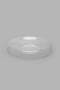 Redtag-Clear-Double-Wall-Cup-And-Saucer-Colour:Clear,-DIN-COMMON-GROUND-2,-Filter:Home-Dining,-HMW-DIN-Cup-And-Saucer,-New-In,-New-In-HMW-DIN,-Non-Sale,-Section:Homewares,-W21B-Home-Dining-