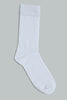 White Crew Length Socks (Pack of 3)