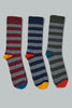 Assorted Striped Socks (Pack of 3)