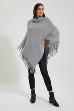تنزيل الصورة على معرض الصور، Redtag-Grey-Roll-Neck-Sequined-Poncho-Colour:Grey,-EHW,-Filter:Women&#39;s-Clothing,-New-In,-New-In-Women,-Non-Sale,-Section:Women,-W21B,-Women-Pullovers-Women&#39;s-

