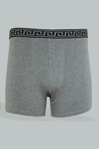 Black/Grey Hipsters Briefs (Pack of 2)