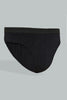 Black Knitted Briefs (Pack Of 2)