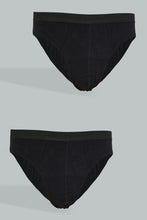 Load image into Gallery viewer, Black Knitted Briefs (Pack Of 2)
