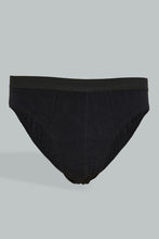 Load image into Gallery viewer, Black Knitted Briefs (Pack Of 2)
