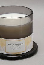 Load image into Gallery viewer, Grey Fresh Bamboo Jar Candle
