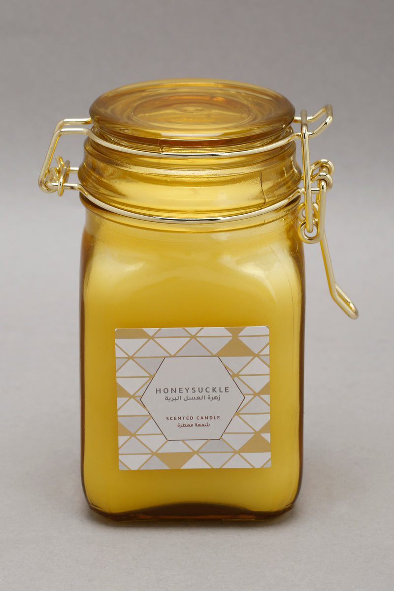 Yellow Honeysuckle Mason Jar Candle