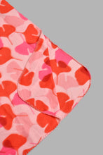 Load image into Gallery viewer, Redtag-Pink-Floral-Printed-Single-Fleece-Blanket-Blankets-Home-Bedroom-
