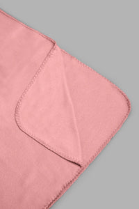 Redtag-Pink-Fleece-Single-Blanket-Blankets-Home-Bedroom-