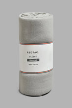 Load image into Gallery viewer, Redtag-Grey-Fleece-Single-Blanket-Blankets-Home-Bedroom-
